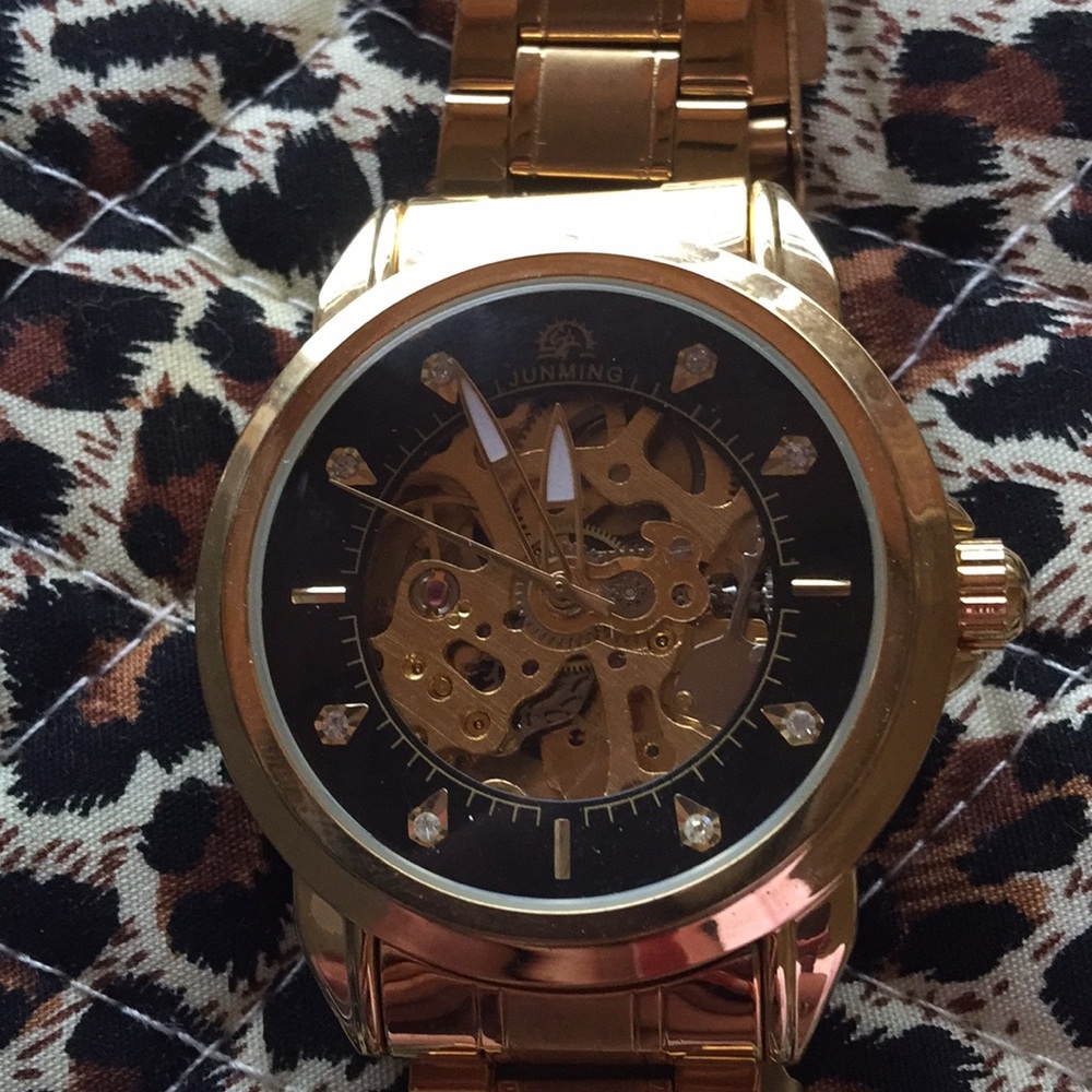 Sold!! Men’s Gold auto[free shipping]